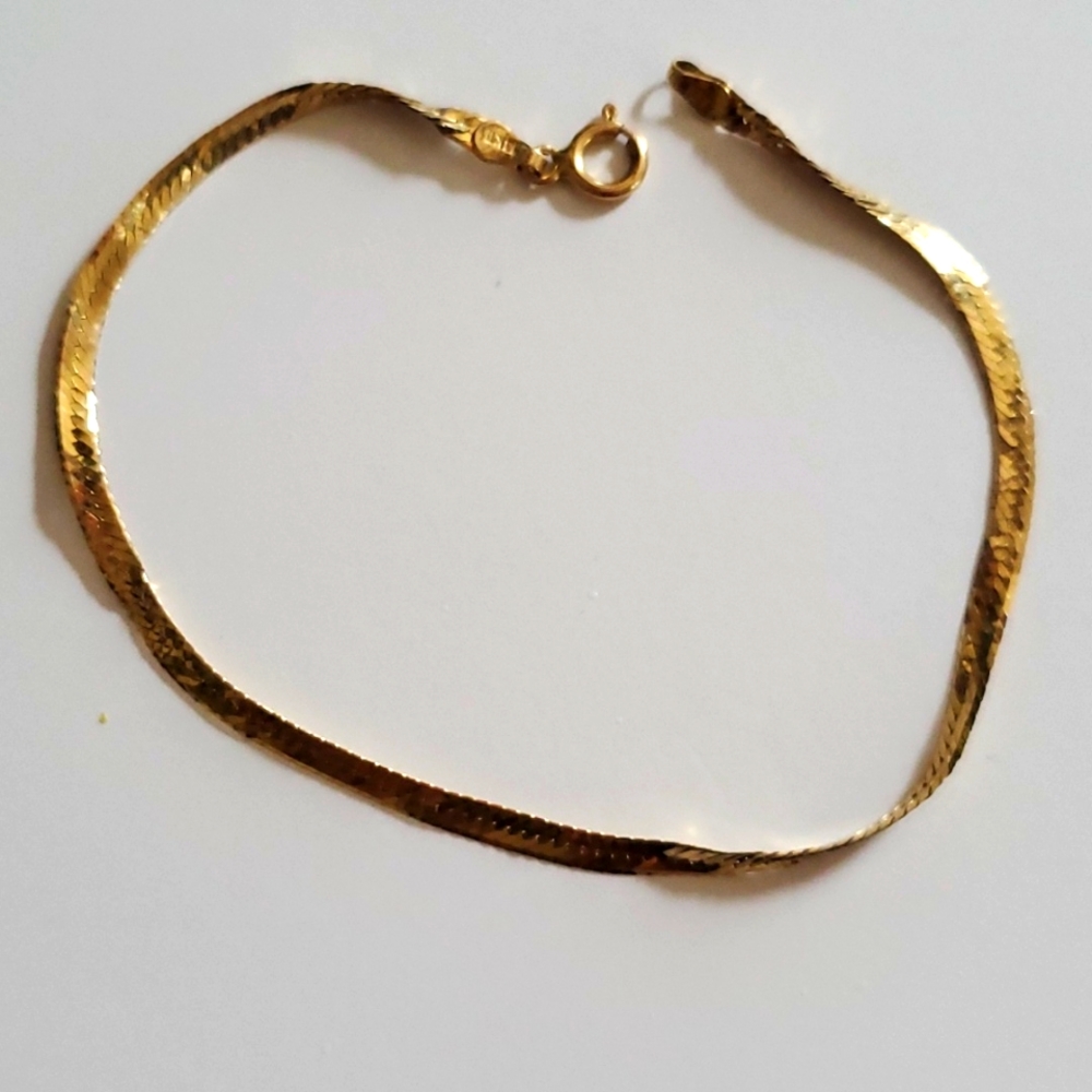 7" 14 kt bracelet